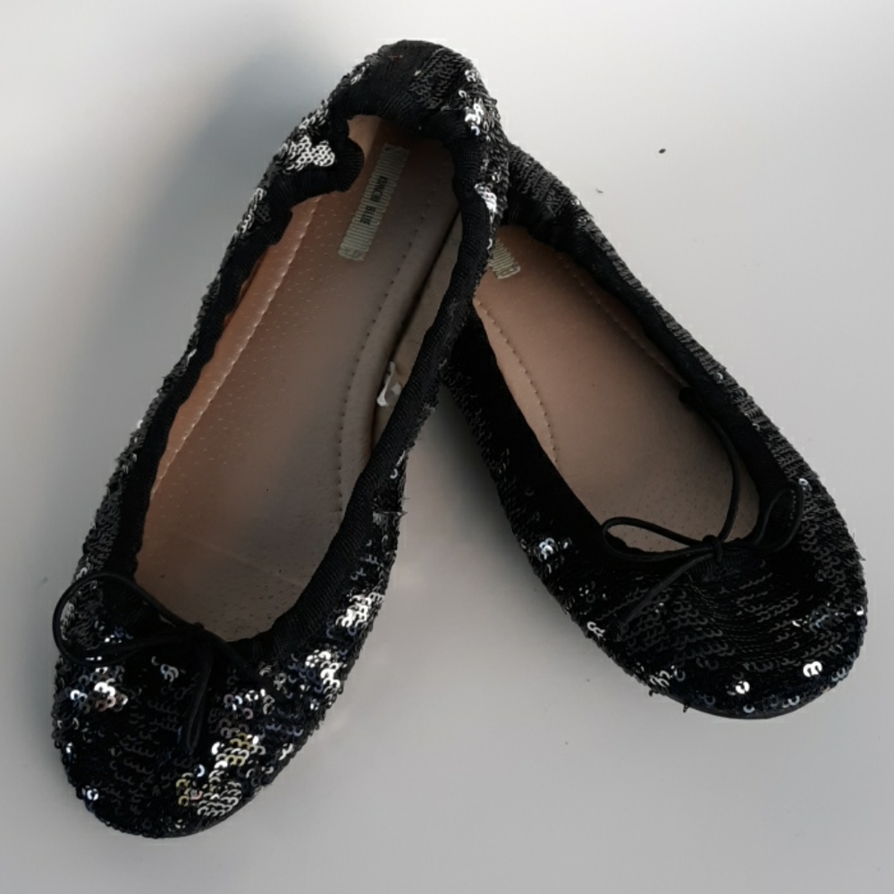 Sequined Ballet Flats
